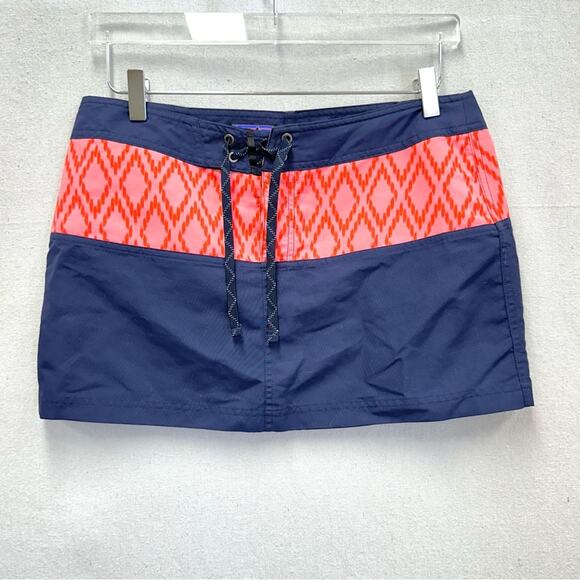 Patagonia® Worn Wear W's Board Skirtie mini skirt in Classic Navy womens size 10 - Picture 1 of 13